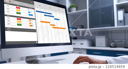Project planning software for brisk business project management 128514959