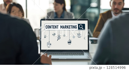 Content marketing for brisk online business and e-commerce 128514996