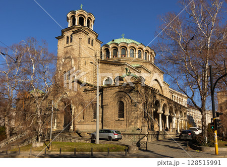 Cathedral in the capital of Bulgaria, Sofia 128515991
