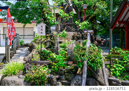 東京都葛飾区　五方山　立石熊野神社　浅間社　安倍晴明縁りの神社 128516751
