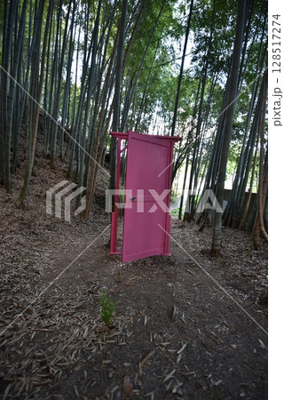 竹林の中にあるどこでもドア、観光地 竹林の中にあるどこでもドア、観光地 128517274