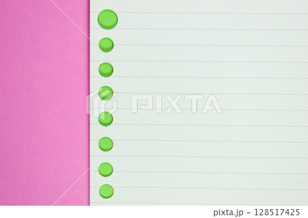 line paper texture on pink background,  blank sheet notebook line paper texture on pink background,  blank sheet notebook 128517425