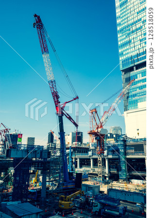 変貌する東京 工事中のJR渋谷駅西口 2025.06 b-3 ライトカラー 変貌する東京 工事中のJR渋谷駅西口 2025.06 b-3 ライトカラー 128518059