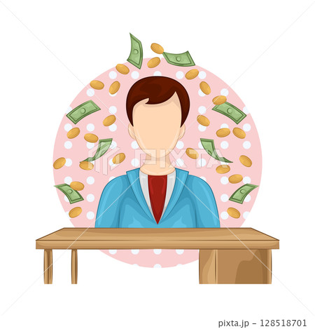 Illustration of Businessman 128518701