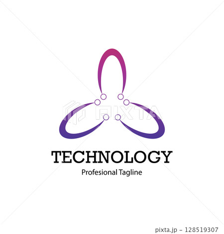 Abstract technology logo vector design Abstract technology logo vector design 128519307