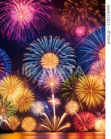 打ち上げ花火 打ち上げ花火 128519648