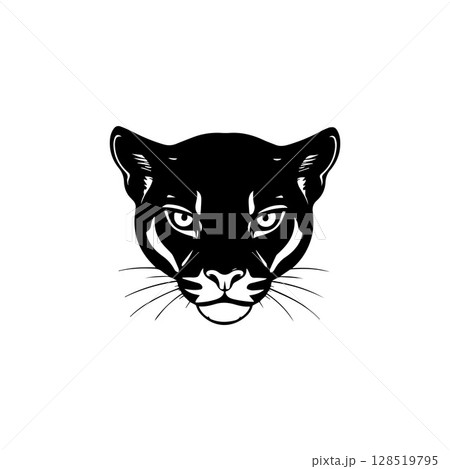 Puma head logo icon vector illustrator template Puma head logo icon vector illustrator template 128519795