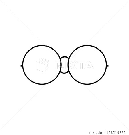 Glasses Line Icon. Editable Stroke. Pixel Perfect. For Mobile and Web 128519822