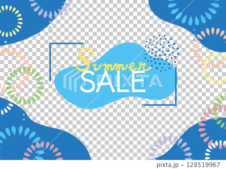 Summer fireworks sale event banner material Summer fireworks sale event banner material 128519967