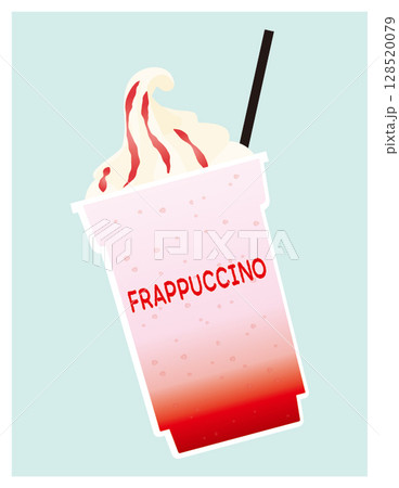 イチゴのフラペチーノ 128520079