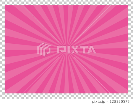 Simple pink sunburst Simple pink sunburst 128520575