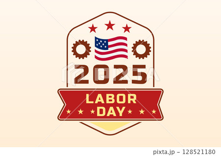Labor Day 2025 USA Gear Emblem Labor Day 2025 USA Gear Emblem 128521180