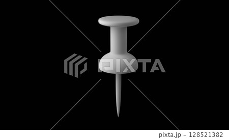 画鋲の3Dイラスト 128521382