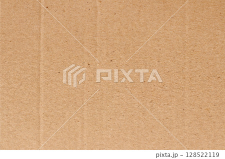 Brown cardboard sheet abstract background, texture of recycle paper box in old vintage pattern for design art work. 128522119