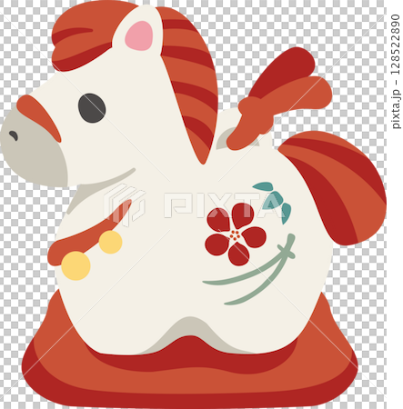 馬動物黏土鈴鐺馬馬年新年2026年新年賀卡材料十二生肖可愛日式新年裝飾插圖 馬動物黏土鈴鐺馬馬年新年2026年新年賀卡材料十二生肖可愛日式新年裝飾插圖 128522890