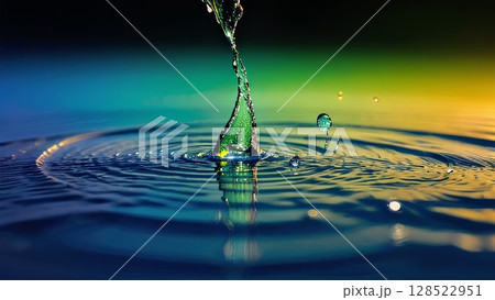 水滴のイメージ画像 128522951