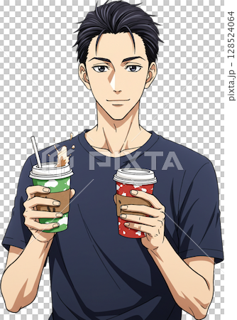 young man with a cocktail 128524064