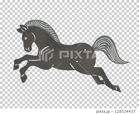 奔跑的黑馬 奔跑的黑馬 128524437