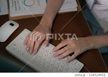 Typing on Keyboard for Financial Documentation Typing on Keyboard for Financial Documentation 128524458
