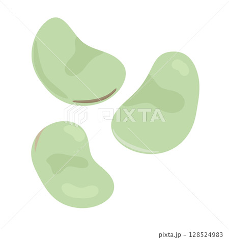 空豆のベクターイラストアイコン 128524983
