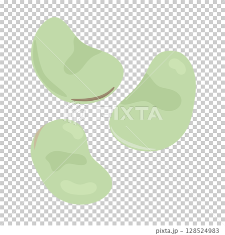 空豆のベクターイラストアイコン 128524983