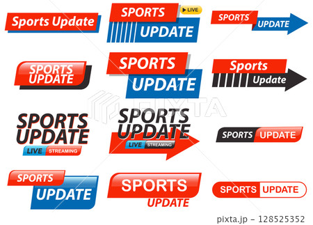 Dynamic Sports Update Vector Set Dynamic Sports Update Vector Set 128525352