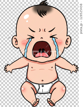 baby with a crying face baby with a crying face 128525438