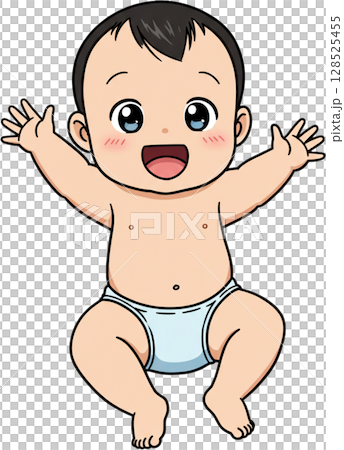 cute baby in diaper cute baby in diaper 128525455