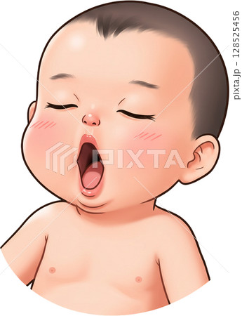 baby with tongue 128525456