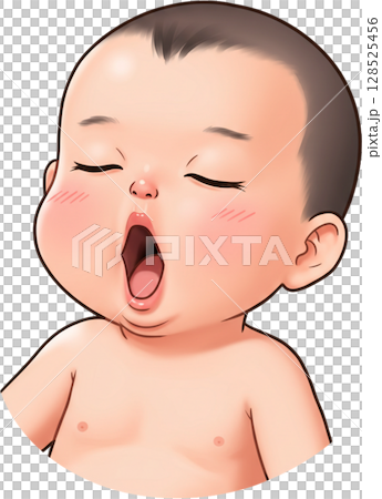 baby with tongue 128525456