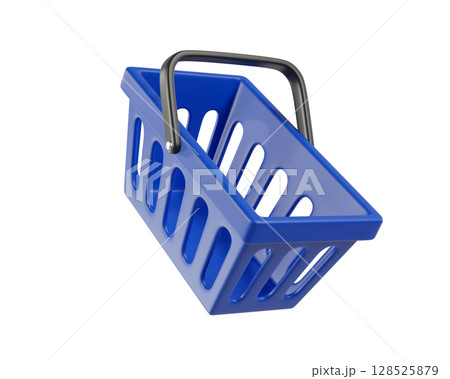 Blue empty Shopping Cart from a supermarket for shopping. Shopping Basket, Shopping bag, 3d rendering of the icon on a transparent background Blue empty Shopping Cart from a supermarket for shopping. Shopping Basket, Shopping bag, 3d rendering of the icon on a transparent background 128525879