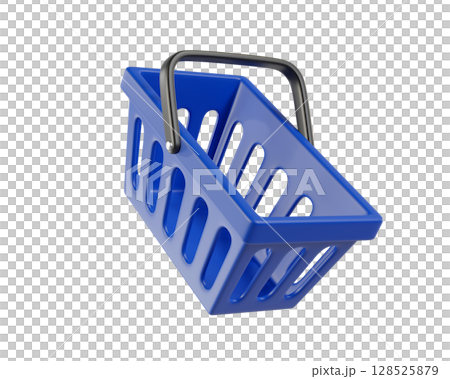 Blue empty Shopping Cart from a supermarket for shopping. Shopping Basket, Shopping bag, 3d rendering of the icon on a transparent background Blue empty Shopping Cart from a supermarket for shopping. Shopping Basket, Shopping bag, 3d rendering of the icon on a transparent background 128525879