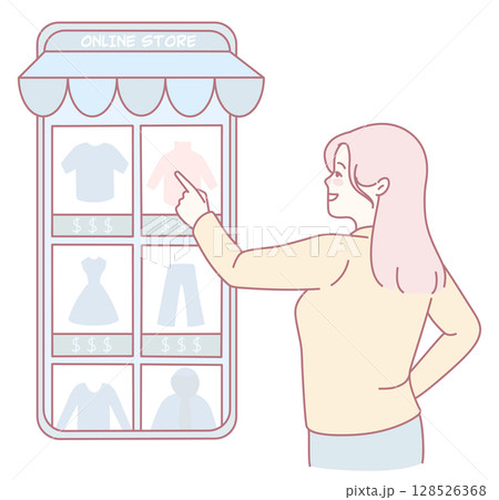 Enhancing Your Online Shopping Experience Fashion Choices Perfectly at Your Fingertips 128526368