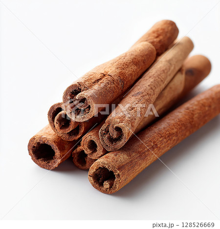 料理やお菓子に使うシナモンパウダー 128526669