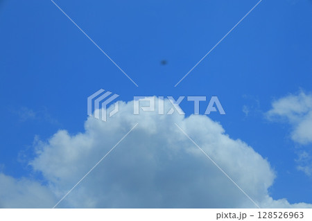 青空に浮かぶ白い雲 128526963