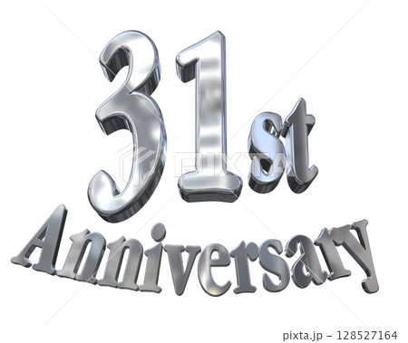 3DCG文字「31st Anniversary/31周年マークキラキラ」 128527164
