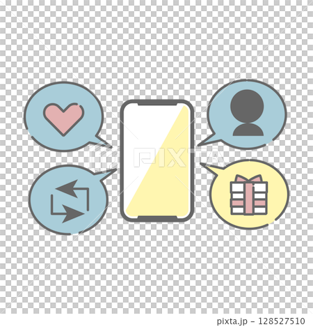 SNS 抽獎活動應用程式圖示集 128527510