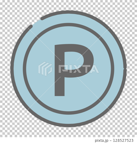 簡單的藍點硬幣圖標 簡單的藍點硬幣圖標 128527523