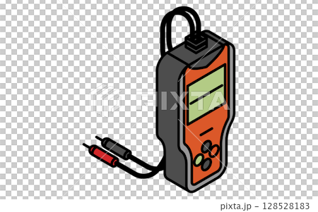 バッテリーテスター、シンプルでかわいいアイソメトリックの線画アイコン バッテリーテスター、シンプルでかわいいアイソメトリックの線画アイコン 128528183