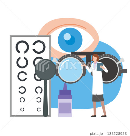 女性眼科医 128528928