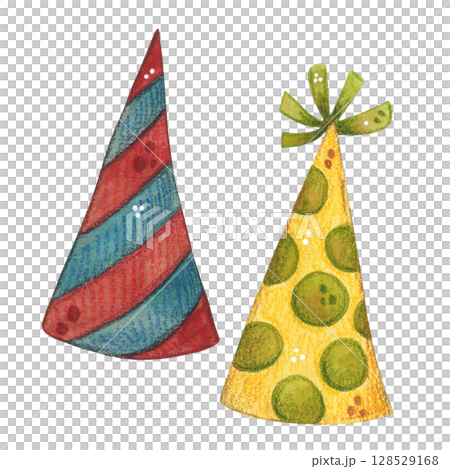set of two holiday caps on a white background 128529168