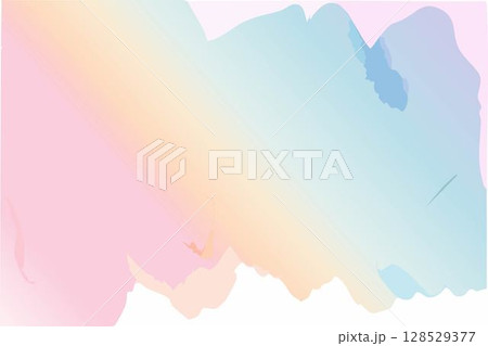 抽象的でパステルカラーの水彩画風の背景画像 128529377