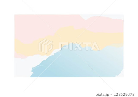 抽象的でパステルカラーの水彩画風の背景画像 抽象的でパステルカラーの水彩画風の背景画像 128529378