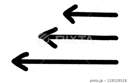 やわらか矢印セット_左向き 128529528