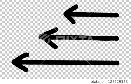 やわらか矢印セット_左向き 128529528