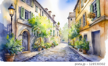 ヨーロッパの美しい街並み ヨーロッパの美しい街並み 128530302
