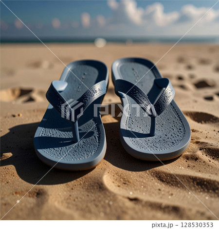 flip-flops, summer sandals, beach shoes, rubber sandals, thong sandals, toe shoes, casual flip-flops, vacation shoes, water shoes, lightweight sandals, anti-slip sandals, flat sandals, beachwear, pool 128530353