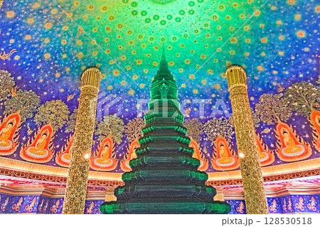 タイ国 ワット パークナムパーシーチャルーン タイ国 ワット パークナムパーシーチャルーン 128530518