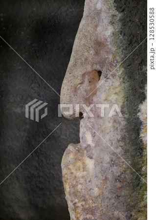 石見銀山 龍源寺間歩 坑道内部の奇妙な岩盤 石見銀山 龍源寺間歩 坑道内部の奇妙な岩盤 128530588