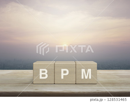 Business process management concept 128531465
